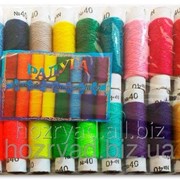 Нитки швейные “Радуга“ полиэстер №40, набор из 30 цветов, упаковка 30 шт. В-12 фотография