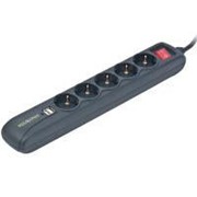 Сетевой фильтр питания EnerGenie SPG5-U-5 Power strip with USB charger, 5 sockets, (SPG5-U-5)