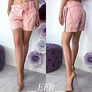 Шорты женские с лампасами (5 цветов)- Розовый ЕФ/-292