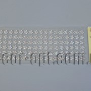 Камешки-цветочки перл. прозрачные на липучке 12 мм DZ503 570645 фото