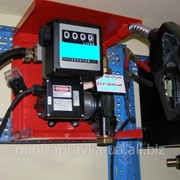 Мини заправка для перекачки бензина 12Вольт 50л/мин с механическим счетчиком,PIUSI(Италия) фото