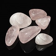 6pcs розовый Healing кристаллический кварц полированные для украшения здоровья фотография