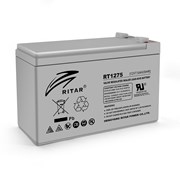 Аккумуляторная батарея AGM RITAR RT1275, Gray Case, 12V 7.5Ah ( 151 х 65 х 94 (100) ) Q10 фото