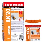 ISOMAT AK 20 Высококачественный гибкий полимерцементный клей для любого типа плитки (серый) 25кг