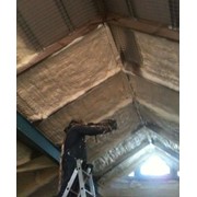 Теплоизоляция крыш (нанесение пенополиуретана) фото