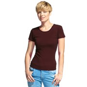 Женская футболка-стрейч StanSlimWomen 37W Тёмно-Шоколадный M/46 фотография