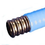 Труба с нержавеющей стали, отожженая с полиэтиленновым покрытием синяя фото