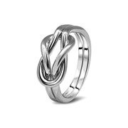 Женское серебряное кольцо головоломка от Wickerring фото