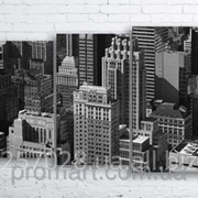 Модульна картина на полотні Нью-Йорк. Манхеттен код КМ100160-105-2 фото