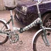 Покраска велосипедов фото
