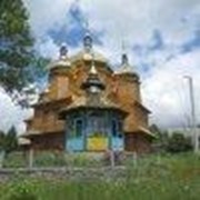 Строительство деревянных церквей храмов , деревянная церковь строительство Украина. фото