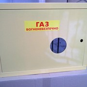 Шкаф монтажный под узел учета газа (ВОГ) большой фотография