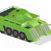 Игровой макет танк Богатырь с вращением башни на 360 градусов фото
