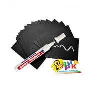 Меловой ценник на магните формат А8 фото