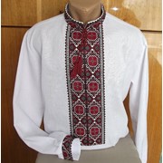 Украинская вышиванка мужская длинный рукав фото
