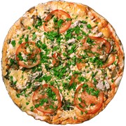 Пицца «Аль крудо » фото
