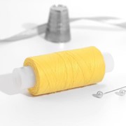 Нитки 45ЛЛ, 200 м, цвет жёлтый 0206 (комплект из 20 шт.) фото