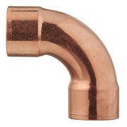 Угольник медный D = 19 мм фото