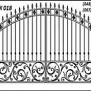 Эскиз ворот ВК 018 фото