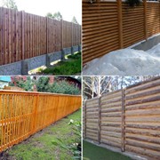 Строительство, установка заборов и ограждений на участке.Деревянный забор - один из самых недорогих и распространенных видов ограждения.