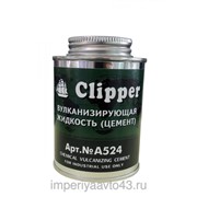 Клей-цемент прозрачный 240 мл. CLIPPER A524 фото