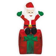 Надувная фигура “Врашающийся Дед Мороз“, 1.5м фотография
