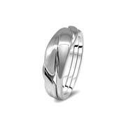Изящное серебряное кольцо головоломка от Wickerring фотография