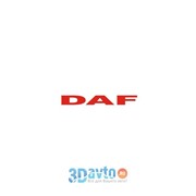 Светофильтр “DAF“ (200х2000) фон белый цвет красный (1шт.) A-STICKER фото