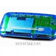 Кард-ридер Card Reader внешний Gembird FD2-ALLIN1, код 44861 фото