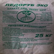 Противогололедные реагенты “ЛЕДОРУБ ЭКО“ 25 кг. фото