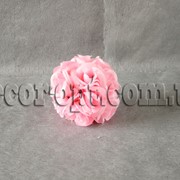 Шар из головок розовой розы в бутоне 14 см 006966 фото