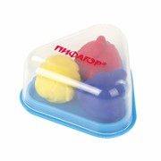 Набор ластиков фигурных ПИФАГОР “Зверята“ 3 шт., отверстие для карандаша, термопластичная резина, 223611 фото