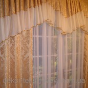 Ламбрикен + шторы “Прованс“, комплект 104 фото