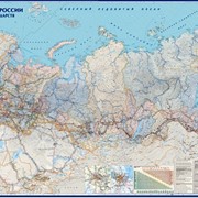 Настенная карта “Пути сообщения России“ фото