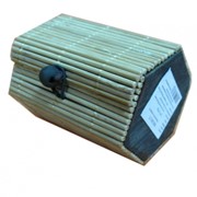Шкатулка 6-ти угольная из бамбука (7,5*5,5*Н6) 8601 46115 фотография