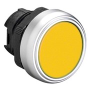 LPC B105 кнопка не выступающая жолтая с пружинным возвратом, LOVATO Electric