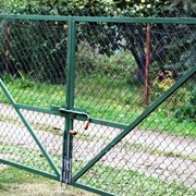 Ворота из сетки рабица 2м х 3.5м