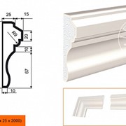 Молдинг МВ-125/1 (125х40х2000) Lepninaplast фото