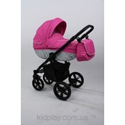 Универсальная детская коляска 2 в 1 Roan Bass B3 pink black фотография