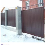 Ворота автоматические раздвижные фото