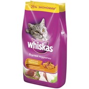 Корм сухой Whiskas вкусные подушечки для кошек, с нежным паштетом, курицей, уткой и индейкой, 1,9 кг фото
