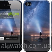 Чехол на iPhone 4 Космическое небо "3060c-15"