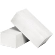 Кирпич силикатный строительный рядовой полнотелый Белый СУРПо М150-200