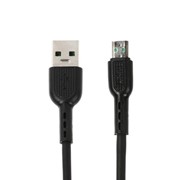 Кабель Hoco X33, microUSB - USB, 4 А, 1 м, черный фото