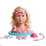 Кукла-манекен “Карапуз“ с подсветкой, аксессуарами для волос и макияжа, озвученная YL888A-RU фотография