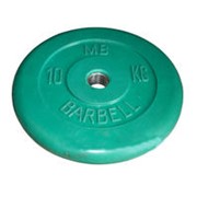 Диск тренировочный 10 кг зеленый (26мм, 31мм, 51мм) фотография