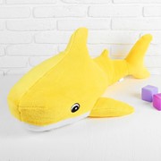 Мягкая игрушка «Акула», 100х64 см, цвет жёлтый фотография