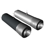 Концевой элемент трубопровода с кабелем вывода в ППУ изоляции фото