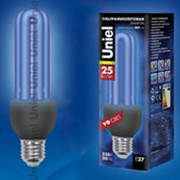Ультрафиолетовая лампа Uniel ESL-312-25/BLB/E27 фото
