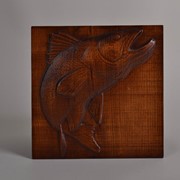 Картины на дереве | картина из дерева рыба купить Сумы